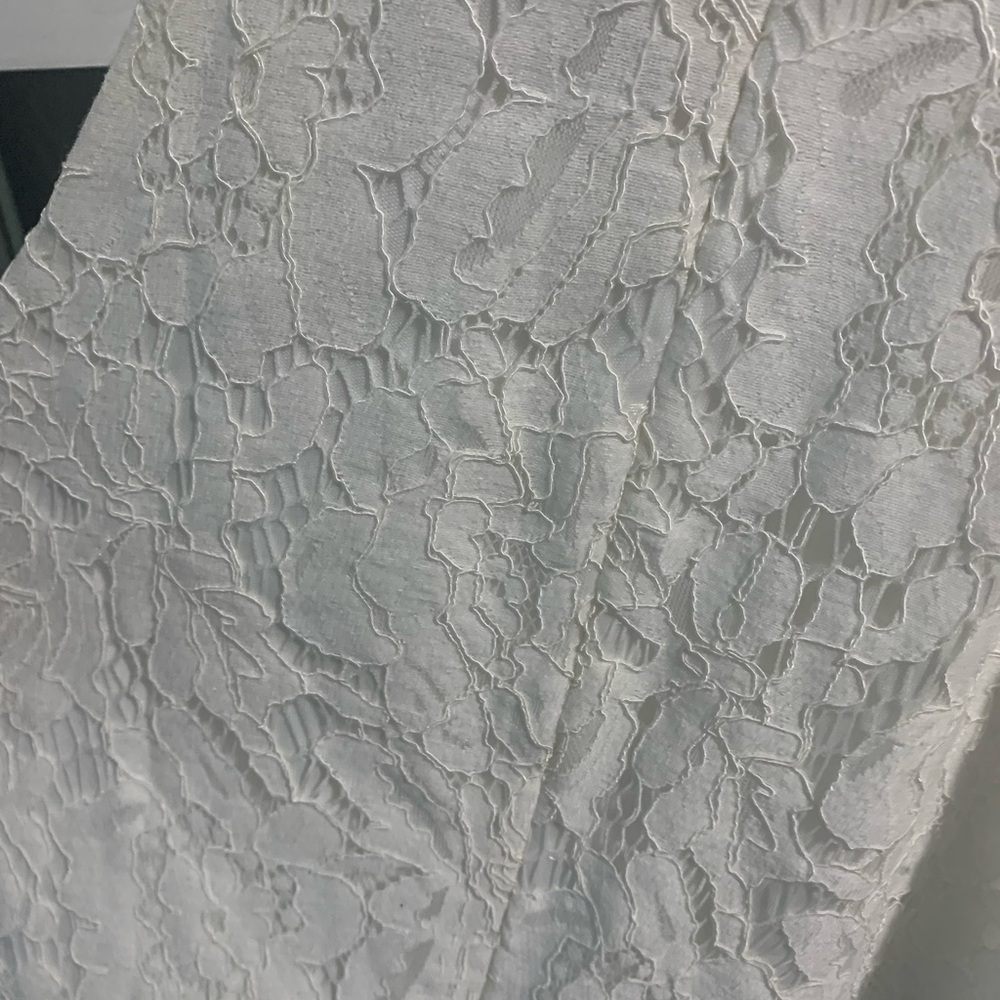 Do & Be Halter Lace Mini Dress White Size Large NWT . - Picture 6 of 6